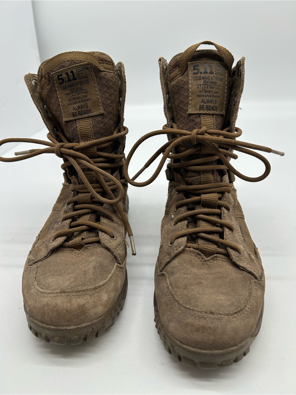 5.11 Tactical Men’s Atlas Coyote Brown Lace-Up Tactical Boots 6.5